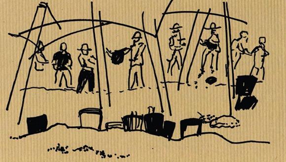 תערוכה: קו דליים - עינת פלד תערוכה: קו דליים - עינת פלד